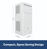 Aire acondicionado portátil 3 en 1 GE Appliances APHS05BWF 5000 BTU DOE enfría 14 metros cuadrados deshumidificador vent