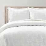 Juego de Edredon Matrimonial Queen Lush Decor Triangle Home Fashions 194938074285 3 piezas algodon texturizado bordado p