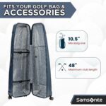 Samsonite Tour Pro Golf Travel Bags for Airlines, Hard Shell Golf Travel Case with Durable ABS, 360° Multi-Directional S