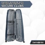 Samsonite Tour Pro Golf Travel Bags for Airlines, Hard Shell Golf Travel Case with Durable ABS, 360° Multi-Directional S