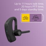 Jabra Perform 45 SE, auriculares inalámbricos Bluetooth mono con función de pulsar para hablar, micrófono con cancelació
