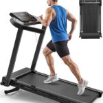 Caminadora motorizada plegable CIIHI XM02F inclinación automática 18% capacidad 159 kg control app para hogar