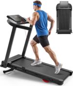Caminadora motorizada plegable CIIHI XM02F inclinación automática 18% capacidad 159 kg control app para hogar