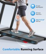 Caminadora motorizada plegable CIIHI XM02F inclinación automática 18% capacidad 159 kg control app para hogar