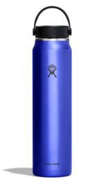 Termo Botella de Agua Hydro Flask LW40LWB392 Boca Ancha Tapa Flexible Ligera Acero Inoxidable 40 oz Azul Zafiro