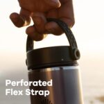 Termo Botella de Agua Hydro Flask LW40LWB392 Boca Ancha Tapa Flexible Ligera Acero Inoxidable 40 oz Azul Zafiro
