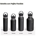 Botella de Agua Termo Hydro Flask W64CFS384 Acero Inoxidable Aislado con Tapa de Popote Antiderrames 64 Onzas Azul Puert