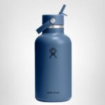 Botella de Agua Termo Hydro Flask W64CFS384 Acero Inoxidable Aislado con Tapa de Popote Antiderrames 64 Onzas Azul Puert