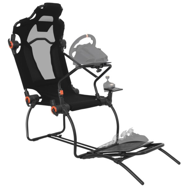 Soporte Plegable para Volante PeacefulHues Compatible Logitech G923 G920 G29 Thrustmaster Fanatec Hori Ángulo Pedal Ajus