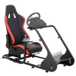 Cabina simulador de carreras plegable PeacefulHues eAQhDnwEqsRhgp3o3AZkVQ acero al carbono pedal ajustable 0 a 25 grados