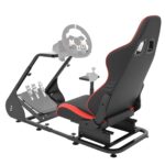 Cabina simulador de carreras plegable PeacefulHues eAQhDnwEqsRhgp3o3AZkVQ acero al carbono pedal ajustable 0 a 25 grados