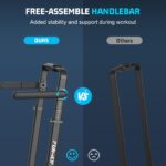 Caminadora plegable FUNMILY con escritorio extraible inclinacion 15% pasamanos ajustables capacidad 400 libras para casa