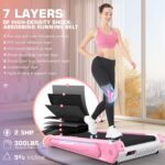 Caminadora 2 en 1 FUNMILY mini almohadilla para caminar bajo escritorio 2.5 HP inclinación 5% sin instalación