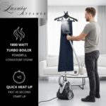 Vaporizador de ropa de pie True & Tidy Q5VD 1800 W 10 ajustes de vapor 2 litros apagado automatico