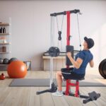 IDEAHOUSE LAT - Máquina desplegable para estación de polea alta y baja, máquina de cable de alimentación LAT con soporte