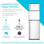 Dispensador de agua Avalon A3F carga inferior con sistema de filtración 3 temperaturas caliente fría templada acero inox