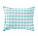 Juego de edredón SCOUT Barnaby Checkham PEM America 783048287946 algodón 100% blanco turquesa 3 piezas todas las estacio