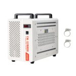Chiller Enfriador de Agua Industrial VEVOR CW-5200DG con Compresor 5460 BTU Capacidad de 1.8 Galones Flujo de 3.4 GPM pa