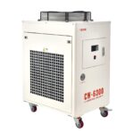 Chiller enfriador de agua industrial VEVOR CW-6300 con compresor de 27300 BTU capacidad de 10.6 galones caudal de 18.5 G