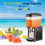 Dispensador de bebidas acero inoxidable PeacefulHues xFZJgnXFSg7jzdd7Q1p4rwp0b0 4.8 galones con controlador de termostat