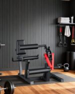 Máquina de extensión de piernas y rizos, máquina de piernas ajustable de capacidad de 700 libras para gimnasio en casa,