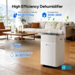 Deshumidificador DR.PREPARE OL16-D068QQN2/NFE 65 Pintas Energy Star Wi-Fi con Control por App para Sótano y Recámara has