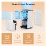 Deshumidificador DR.PREPARE OL16-D068QQN2/NFE 65 Pintas Energy Star Wi-Fi con Control por App para Sótano y Recámara has