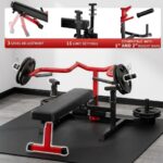 Máquina de prensa de pecho para gimnasio en casa, máquina de prensa de banco de peso de 1050 libras, prensa de banco pla