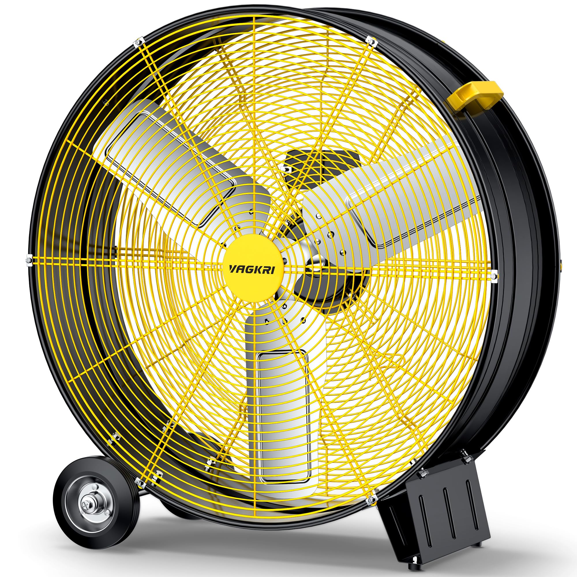 Version 1.0.0 Ventilador de Tambor Industrial 30 Pulgadas Vagkri VA-FF02-2 | 300 W, 3 Velocidades, Ruedas, Motor Circulador de Alta Ve