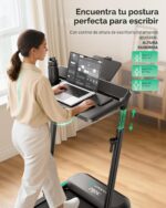 Caminadora eléctrica plegable UREVO URTM047 con inclinación automática 9% motor sin escobillas 12 puntos amortiguación m