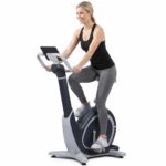 Bicicleta estática inteligente PeakPursuit resistencia magnética 36 niveles IA 350 libras ciclismo interior