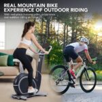 Bicicleta estática inteligente PeakPursuit resistencia magnética 36 niveles IA 350 libras ciclismo interior