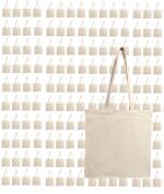 Bolsas de tela canvas NOVASTILE NS5340-192 15x16 pulgadas reutilizables algodón para sublimación DTF HTV y serigrafía pa