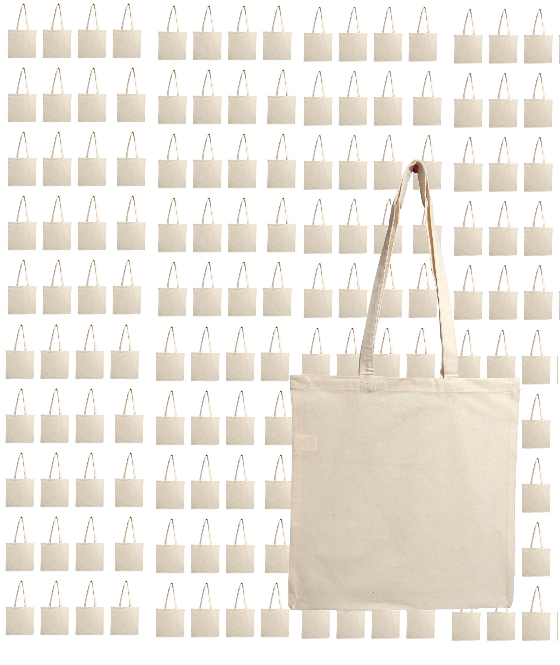 Version 1.0.0 Bolsas de tela canvas NOVASTILE NS5340-192 15x16 pulgadas reutilizables algodón para sublimación DTF HTV y serigrafía pa