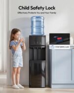 Dispensador de agua de carga superior Euhomy WC009-S3 enfriador despachador de agua fría templada y caliente para garraf