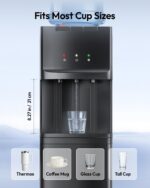 Dispensador de agua de carga superior Euhomy WC009-S3 enfriador despachador de agua fría templada y caliente para garraf