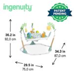 Ingenuity Saltador 3 en 1 para bebé y centro de actividades con luces y sonidos, se convierte en mesa de juego para niño