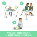 Ingenuity Saltador 3 en 1 para bebé y centro de actividades con luces y sonidos, se convierte en mesa de juego para niño