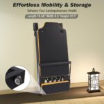 Máquina reformadora de pilates plegable para uso doméstico, cama de pilates con resortes ajustables, reformador compacto