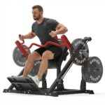 Máquina de Remo Lineal ExploreHorizon SRS-01 para Gimnasio en Casa Remo Trasero con Rodamiento Lineal Placa Cargada Prot