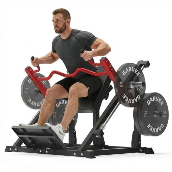 Máquina de Remo Lineal ExploreHorizon SRS-01 para Gimnasio en Casa Remo Trasero con Rodamiento Lineal Placa Cargada Prot
