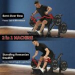 Máquina de Remo Lineal ExploreHorizon SRS-01 para Gimnasio en Casa Remo Trasero con Rodamiento Lineal Placa Cargada Prot