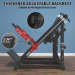 Máquina de Remo Lineal ExploreHorizon SRS-01 para Gimnasio en Casa Remo Trasero con Rodamiento Lineal Placa Cargada Prot