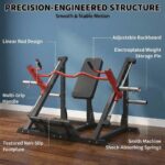 Máquina de Remo Lineal ExploreHorizon SRS-01 para Gimnasio en Casa Remo Trasero con Rodamiento Lineal Placa Cargada Prot