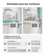 Aire acondicionado portátil EUHOMY PAC003-10K 10000 BTU 4 en 1 enfría ventilador deshumidificador modo sueño 450 pies cu