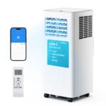 Aire acondicionado portátil EUHOMY PAC015-14K 14000 BTU 4 en 1 frío ventilador deshumidificador modo sueño enfría hasta