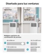 Aire acondicionado portátil EUHOMY PAC015-14K 14000 BTU 4 en 1 frío ventilador deshumidificador modo sueño enfría hasta
