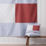 Juego de edredon Tommy Hilfiger Revman International A0010694 percal de algodon reversible rayas todas las estaciones Qu