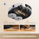 Robot Aspirador Trapeador dreame L60 Ultra PE RLL88HE 30000 Pa Autolimpieza ThermoHub 212°F Cepillo Desenredante Navegac