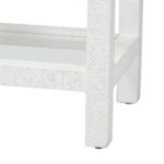 Estante vino fibra natural dos niveles Bali pari Oaklynn Wholesale Interiors 268-14661-AMZ estantes vidrio portavasos co